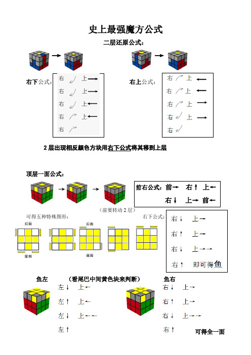 史上最强魔方公式