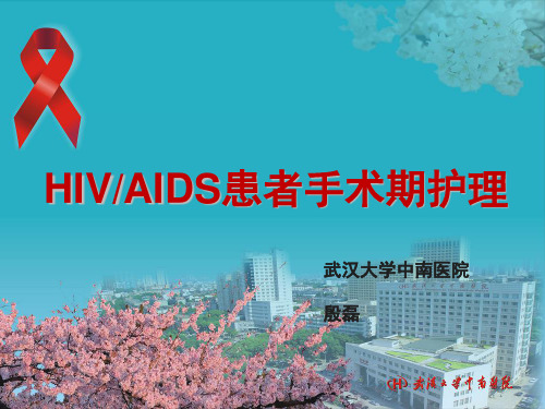 hiv患者手术护理PPT课件