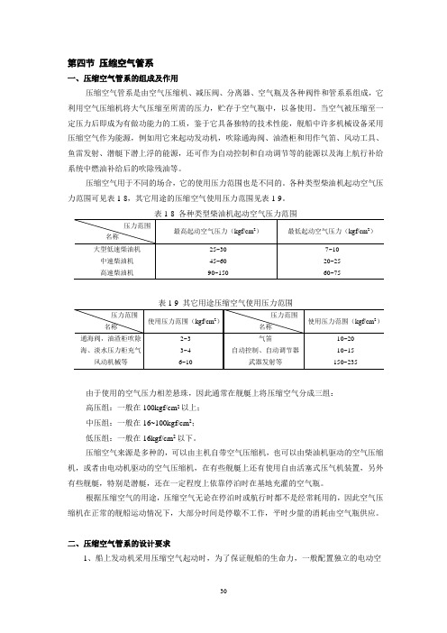 第一章_船舶动力装置系统_第四节_压缩空气系统