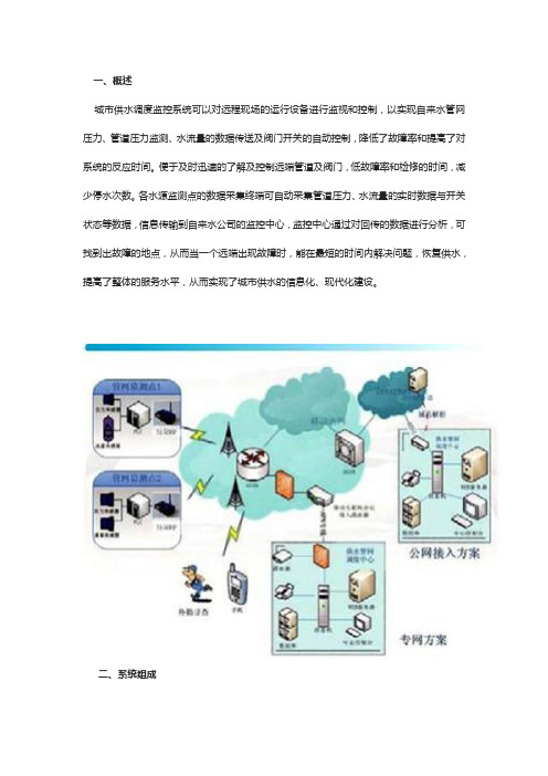 城市供水调度监控系统