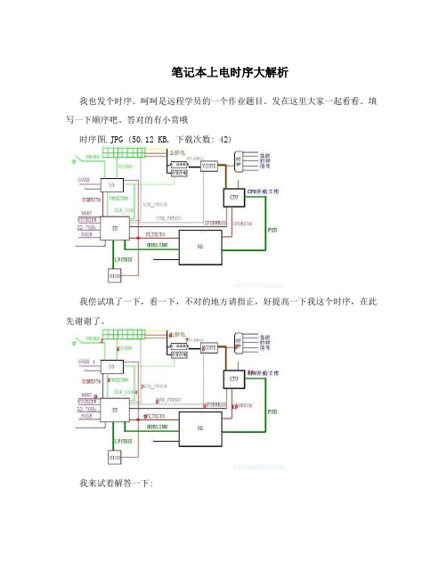 笔记本上电时序大解析