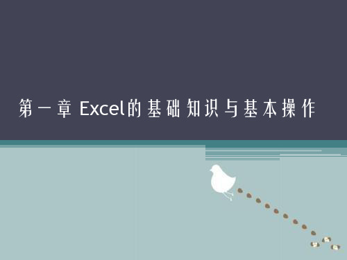 Excel基础知识与基本操作