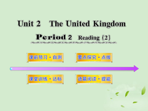 高中英语课时讲练通配套课件 Unit2《The United Kingdom》Period 2 新人教版必修5