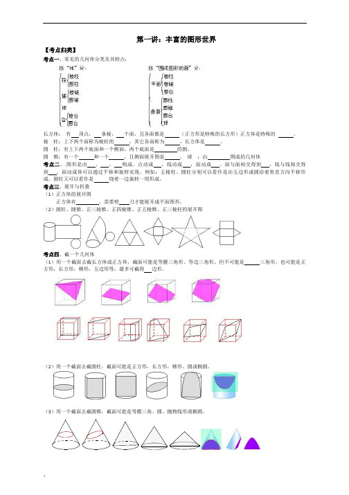 鲁教版六年级数学上册全部知识点