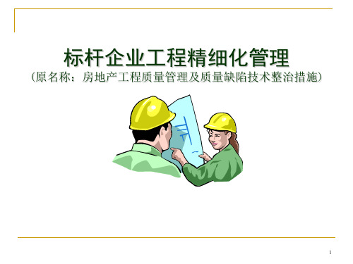 标杆企业工程质量、进度计划精细化管理培训讲义(-504页)