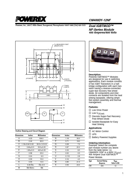 CM400DY-12NF中文资料