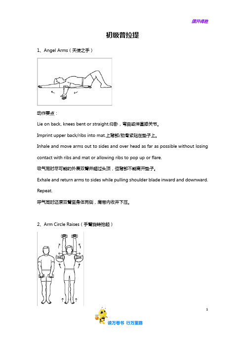 【健康管理】初级普拉提