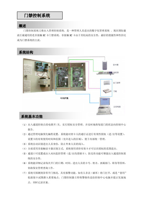 门禁控制系统