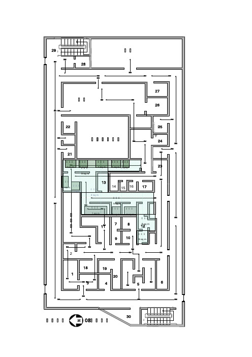 冻干车间平面布置图