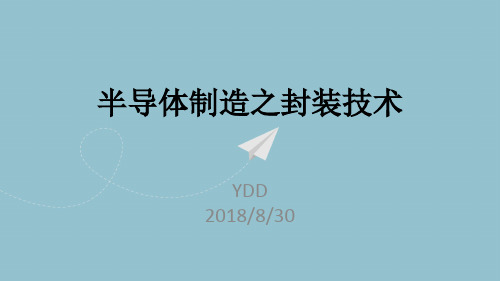 半导体制造之封装技术