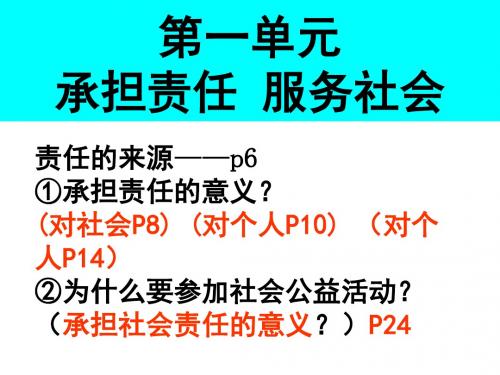 人教版思想品德九年级全一册1-8课基础知识期末复习课件(25张幻灯片)