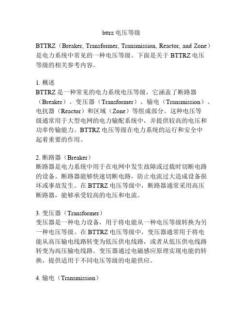 bttrz电压等级