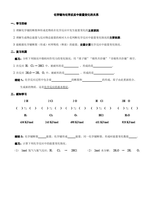 人教版高中化学必修  化学能与热能-说课一等奖