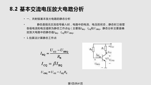 交流放大电路PPT课件