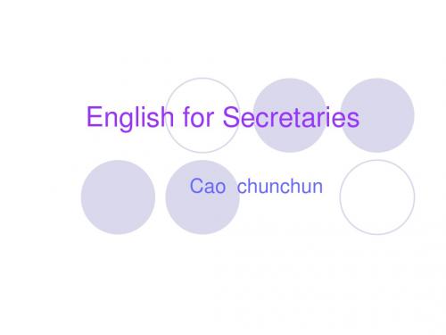 English for Secretaries (1)