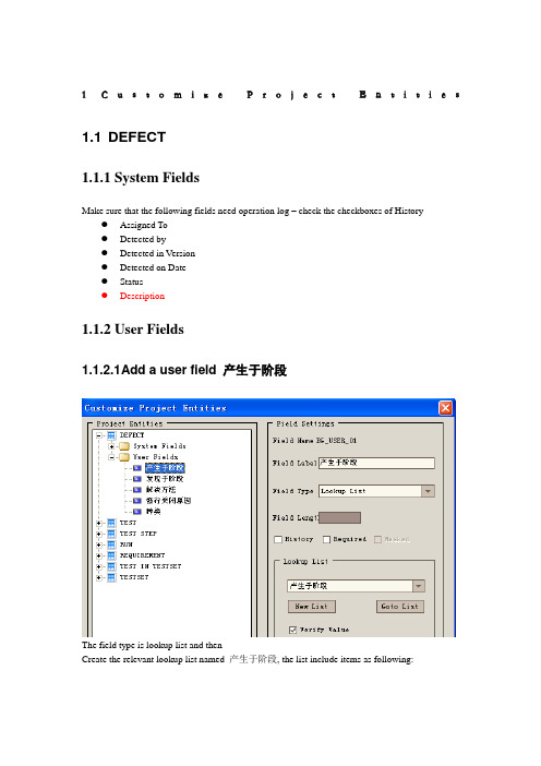 TestDirector项目的配置手册