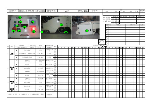 确认版AGV日点检表