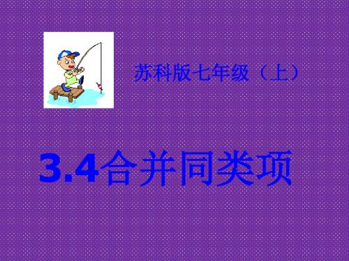 《合并同类项》课件3(21张PPT)(苏科版七年级上)