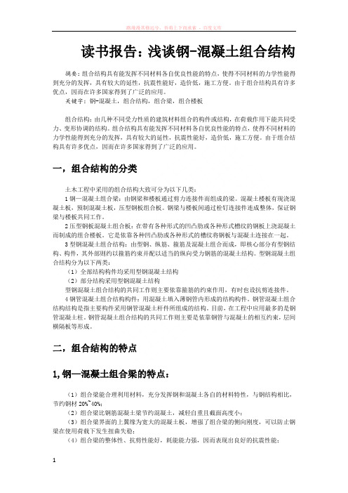 钢混组合结构读书报告 (1)