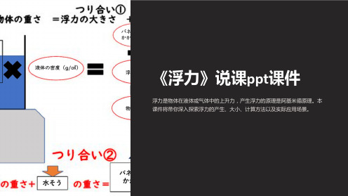 《浮力》说课课件
