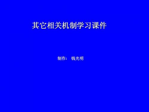 其它相关机制课件(9)