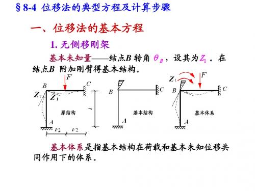 结构力学(龙驭球)第八章