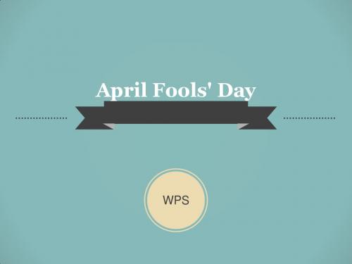 愚人节英文介绍 April fool