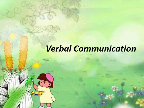 Verbal Communication