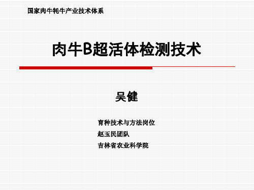 国家肉牛牦牛产业技术体系