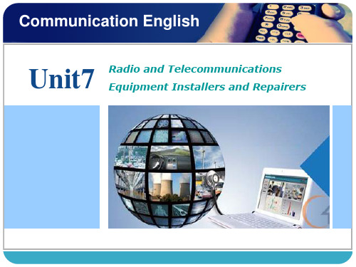 《通信专业英语》Unit 7 Radio and Telecommunications