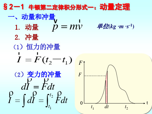 牛顿定律积分形式(精)