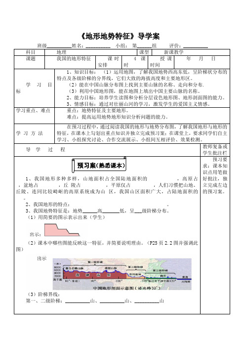 地形地势特征