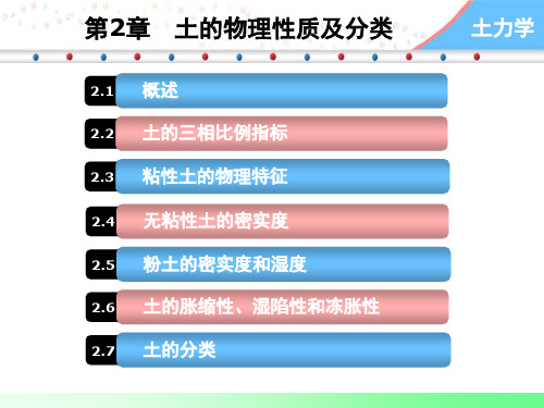 土力学-第二章土的物理性质及分类