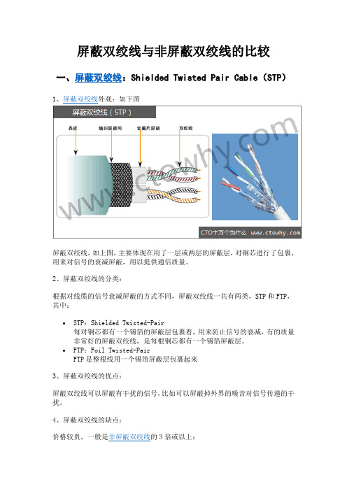 双绞线分类