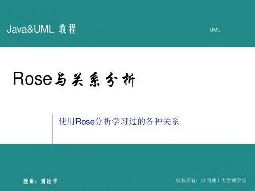 UML05-2-Rose与关系分析