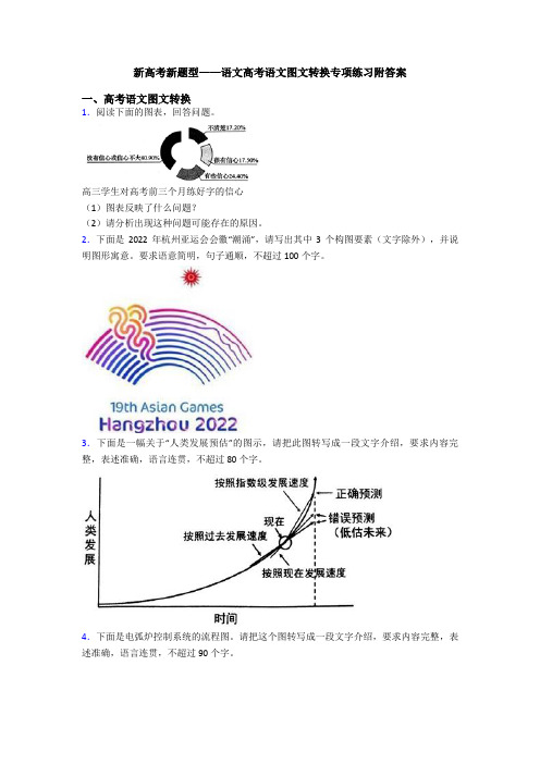 新高考新题型——语文高考语文图文转换专项练习附答案