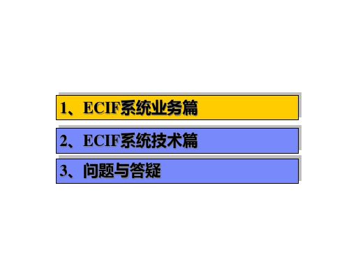 光大银行ECIF系统交流