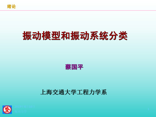 (1.3.1)--1.3力学模型和振动系统分类