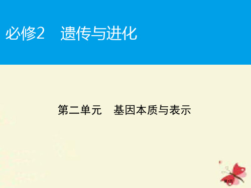 高考生物复习基因的本质与表达必修省公开课一等奖百校联赛赛课微课获奖PPT课件