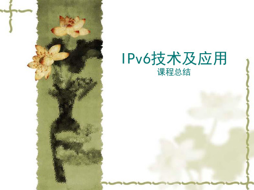 IPv6技术总结PPT课件