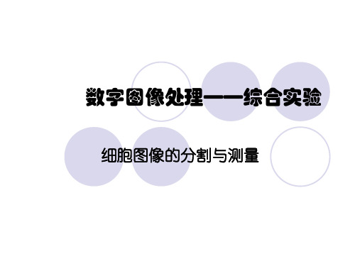 2015秋  数字图像处理实验二 综合实验