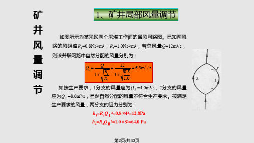 矿井风量调节