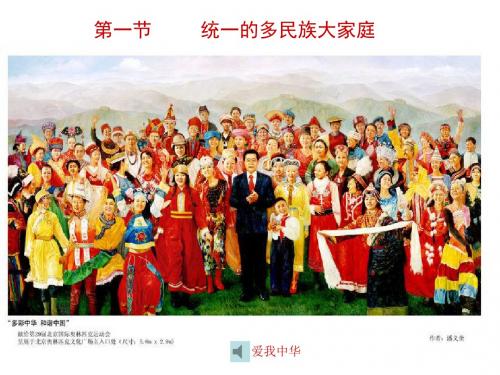 湘师版八年级下册思想品德《统一的多民族大家庭》课件