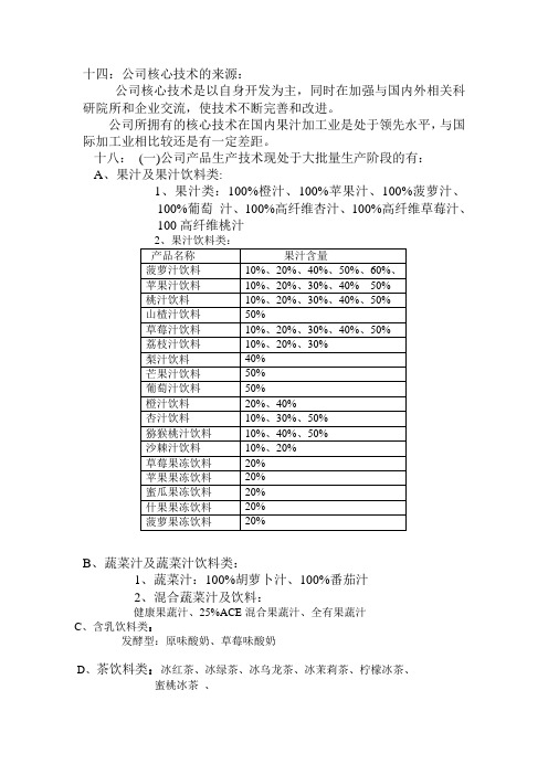 十四：公司核心技术的来源：