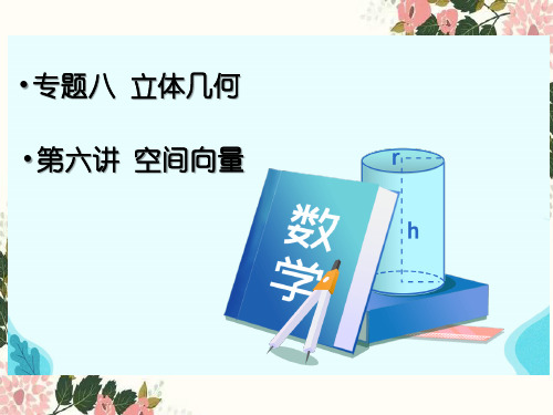 【配套新教材】高考数学复习人教版课本同步课件：专题八 立体几何  第六讲 空间向量(核心课件)