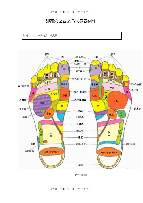 脚部穴位图全面(图文)