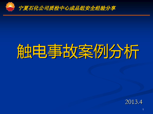 16起触电事故案例分析PPT课件