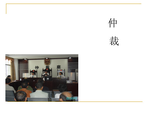 _仲裁与诉讼制度