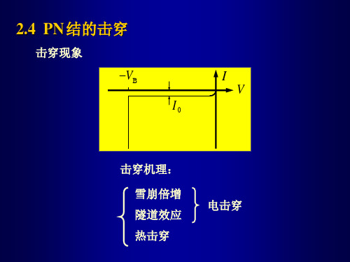 chap.6PN结的击穿