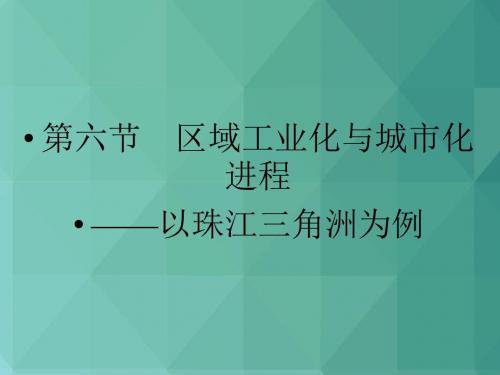 高中地理课件-高二地理区域工业化与城市化进程 最新